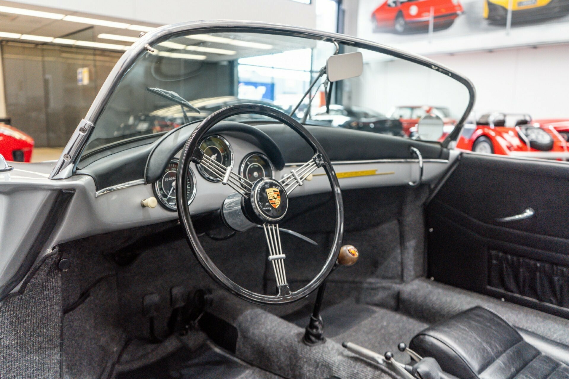 1956 PORSCHE 356 A SPEEDSTER 4 SP MANUAL 2D CABRIOLET