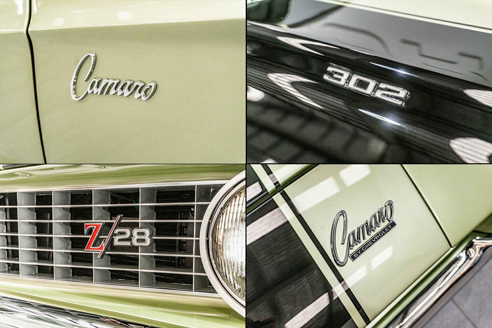 1969 CHEVROLET CAMARO 4 SP MANUAL 2D COUPE
