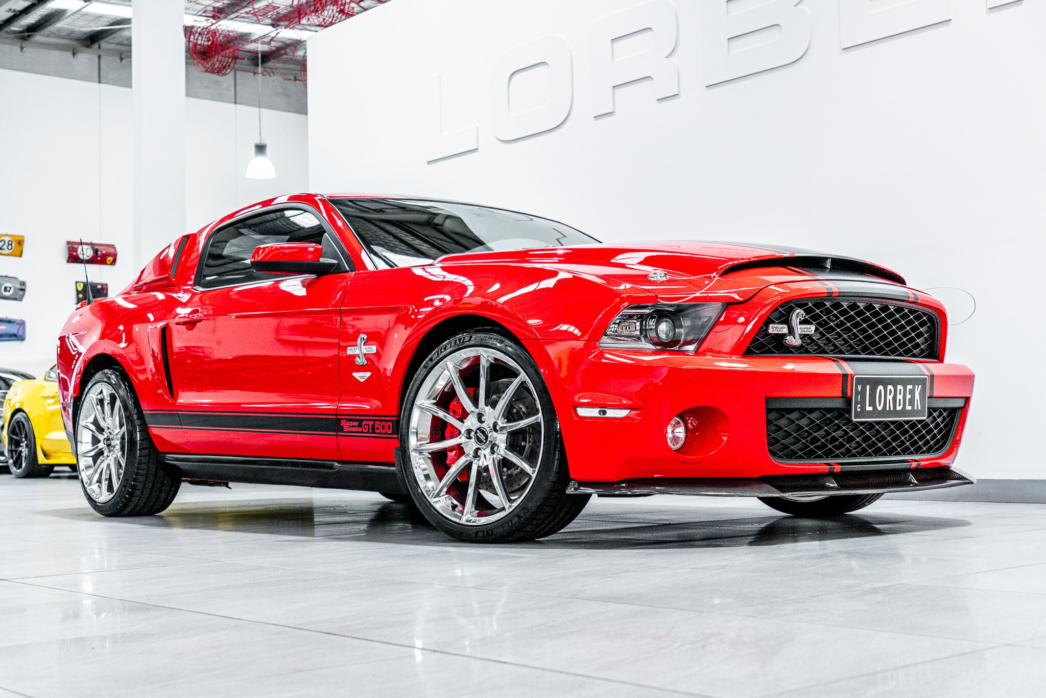 2010 FORD MUSTANG GT500 SHELBY SUPERSNAKE MY11 6 SP MANUAL 2D COUPE