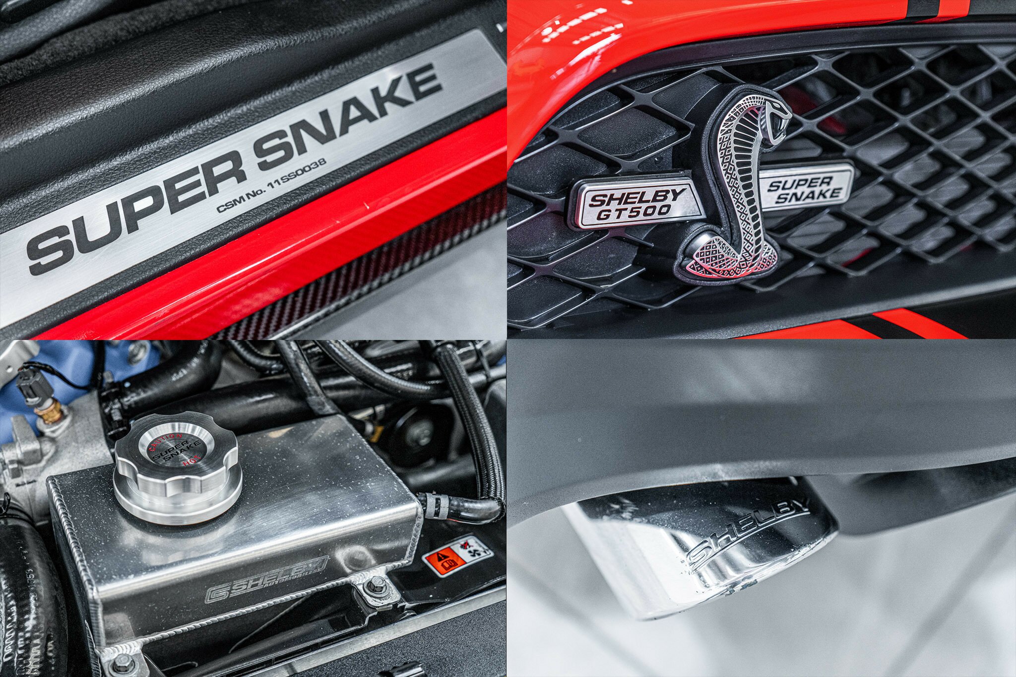 2010 FORD MUSTANG GT500 SHELBY SUPERSNAKE MY11 6 SP MANUAL 2D COUPE