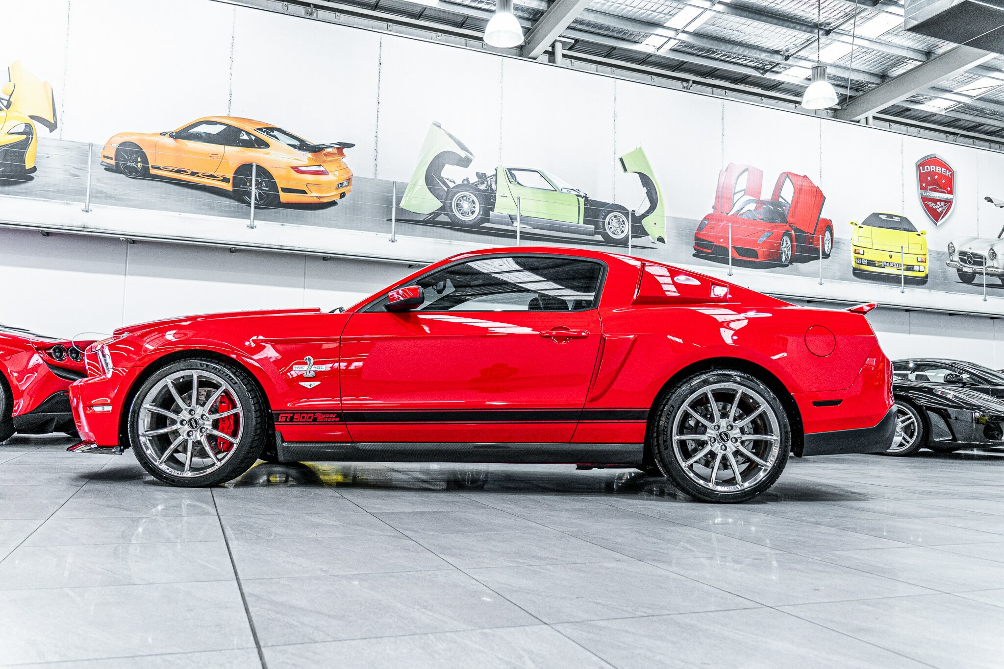 2010 FORD MUSTANG GT500 SHELBY SUPERSNAKE MY11 6 SP MANUAL 2D COUPE