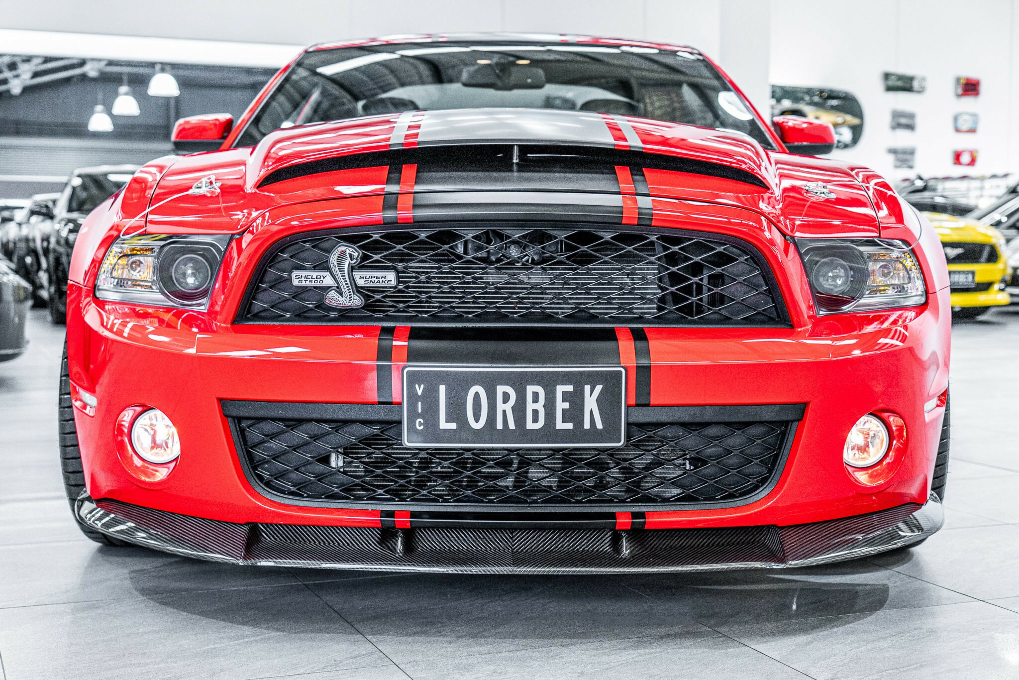2010 FORD MUSTANG GT500 SHELBY SUPERSNAKE MY11 6 SP MANUAL 2D COUPE