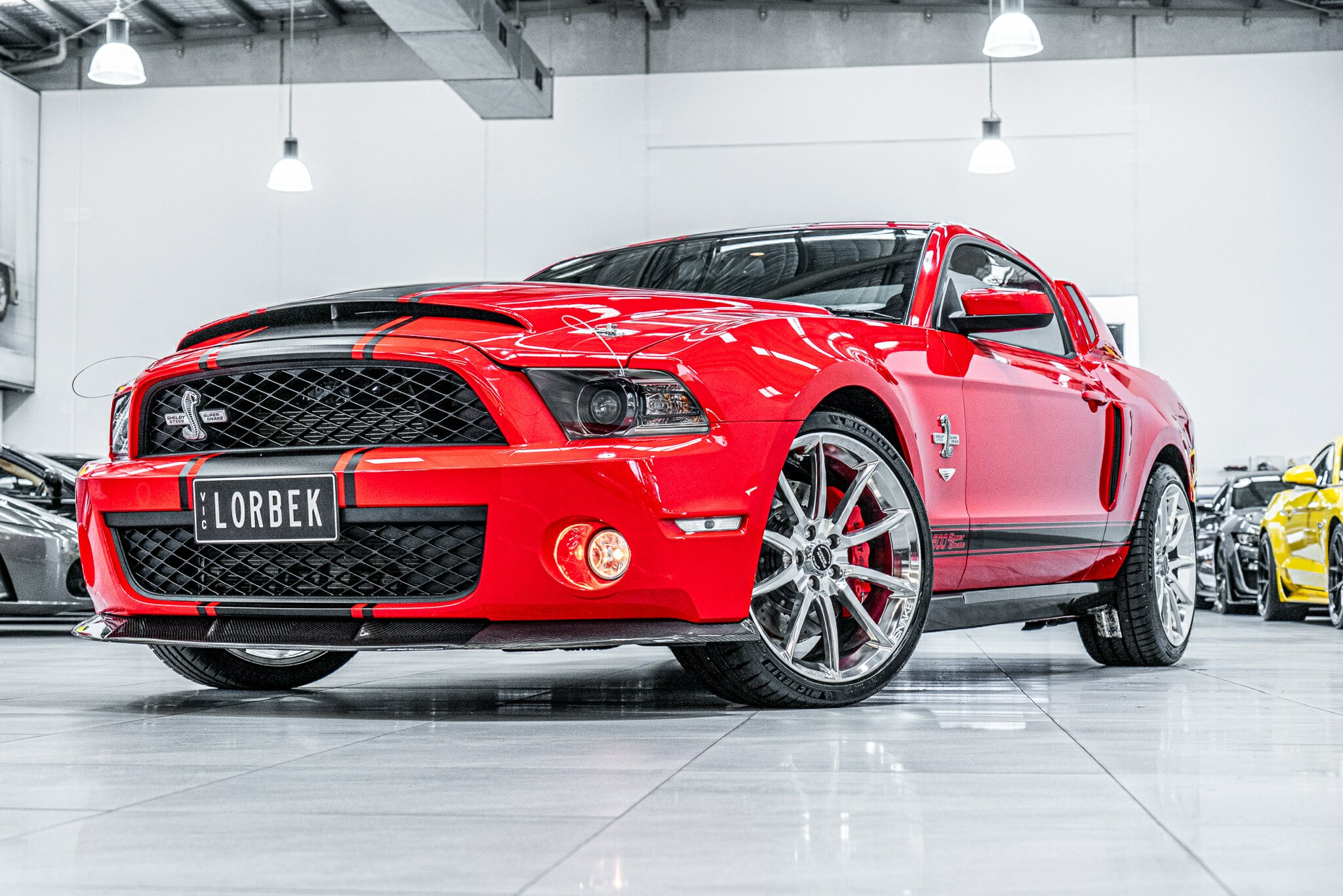 2010 FORD MUSTANG GT500 SHELBY SUPERSNAKE MY11 6 SP MANUAL 2D COUPE