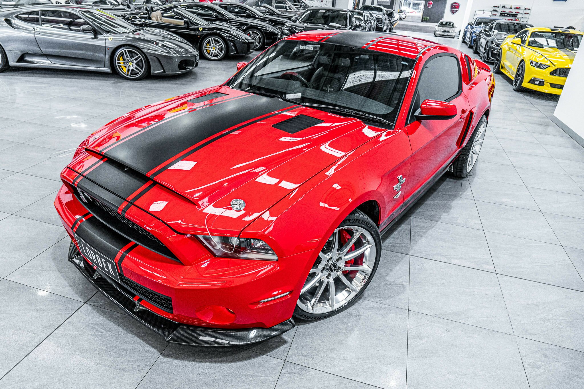 2010 FORD MUSTANG GT500 SHELBY SUPERSNAKE MY11 6 SP MANUAL 2D COUPE