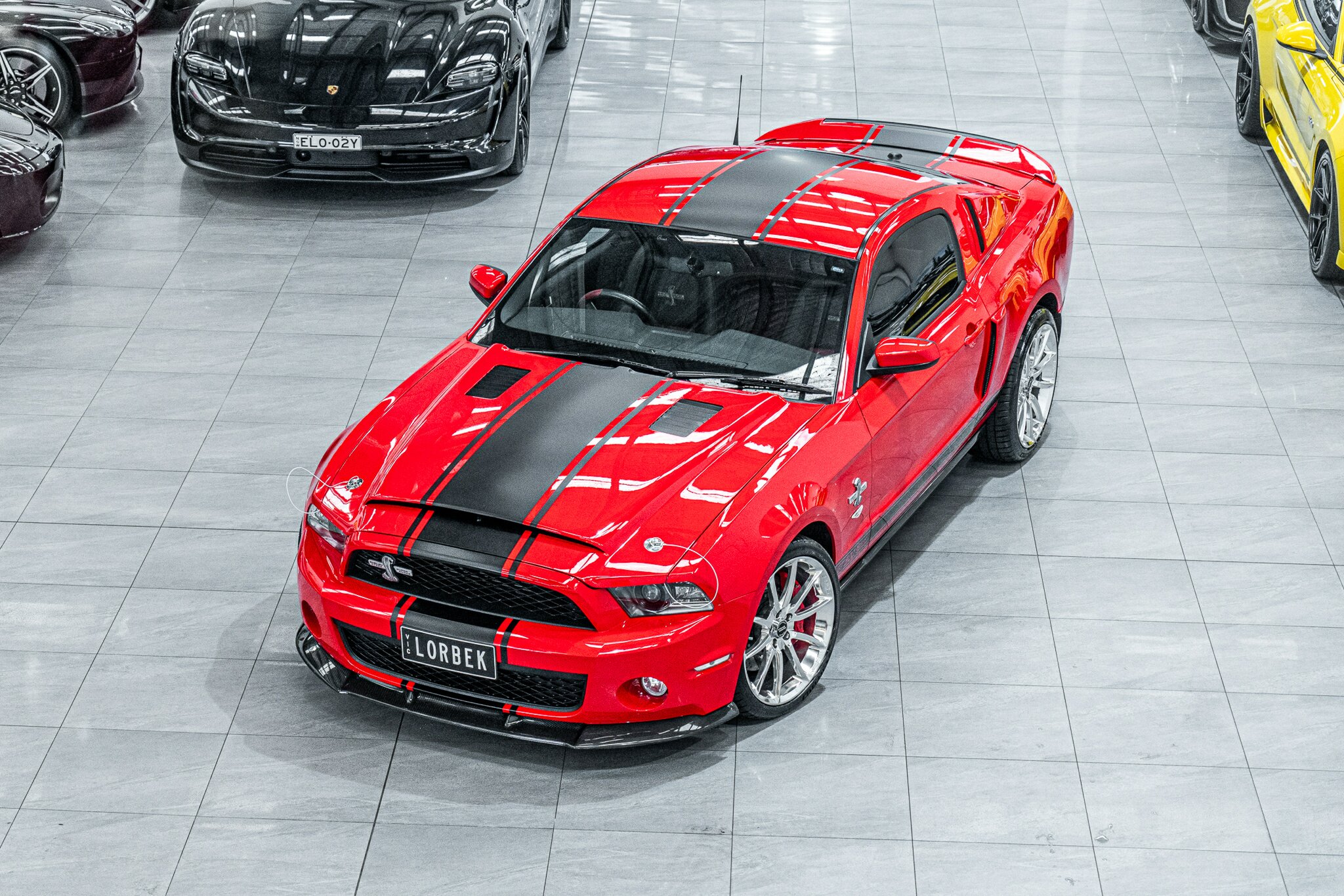 2010 FORD MUSTANG GT500 SHELBY SUPERSNAKE MY11 6 SP MANUAL 2D COUPE