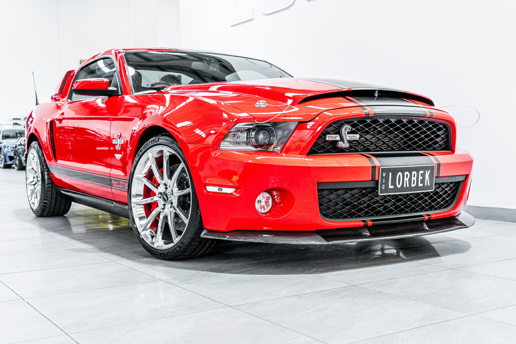 2010 FORD MUSTANG GT500 SHELBY SUPERSNAKE MY11 6 SP MANUAL 2D COUPE