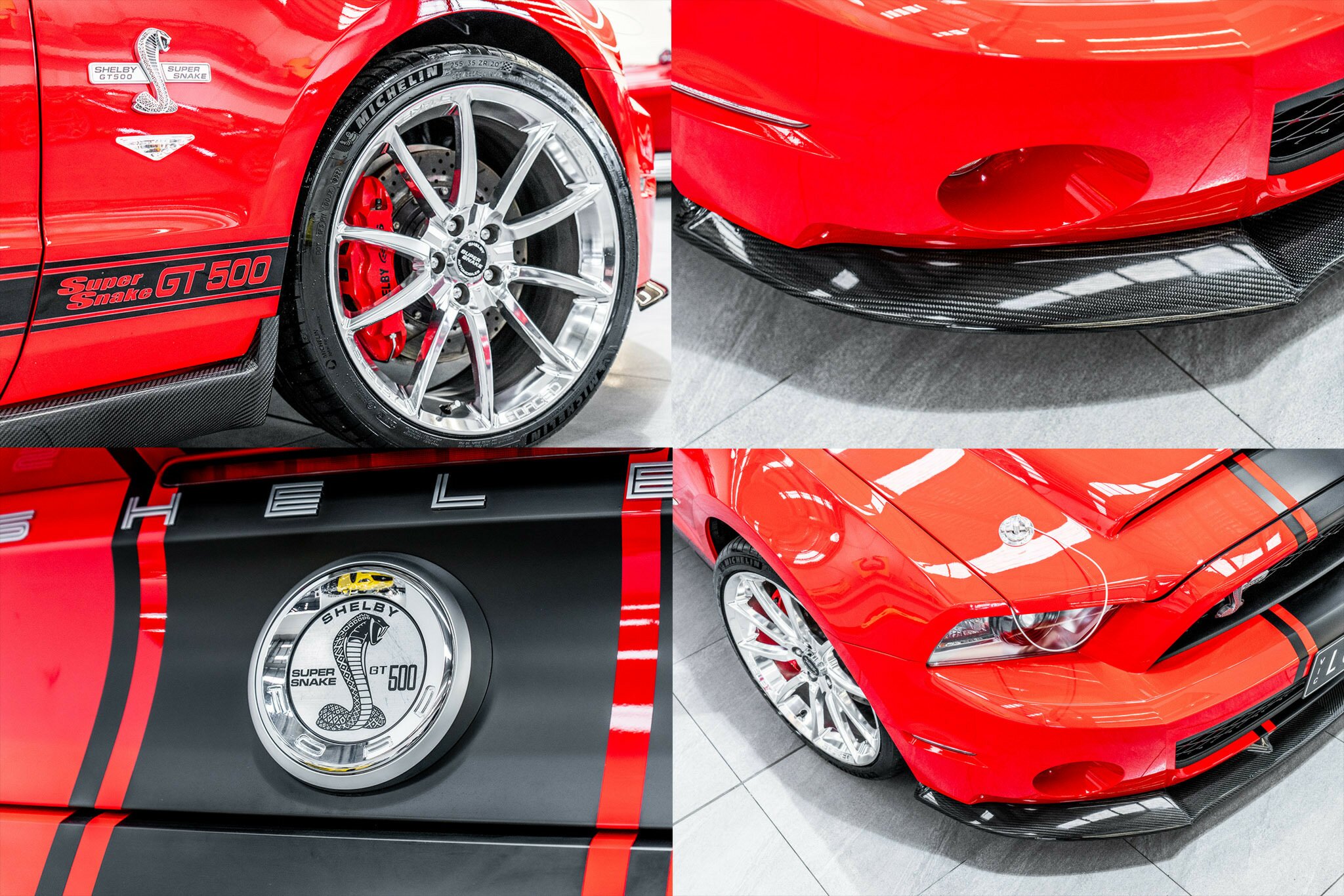 2010 FORD MUSTANG GT500 SHELBY SUPERSNAKE MY11 6 SP MANUAL 2D COUPE