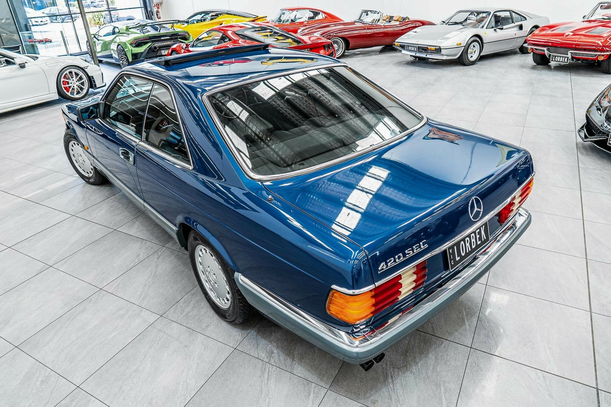 1986 MERCEDES-BENZ 420 SEC 4 SP AUTOMATIC 2D COUPE