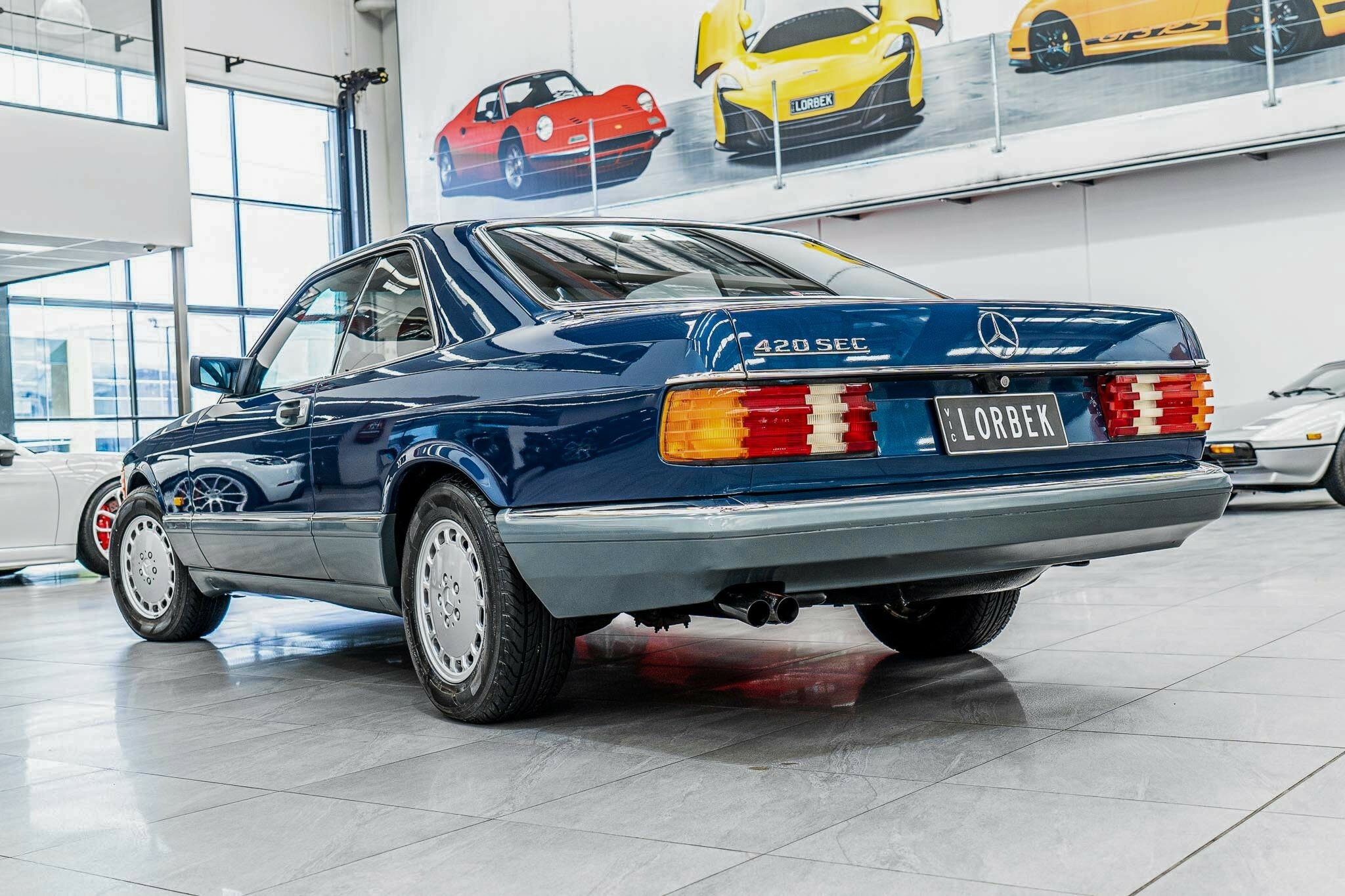 1986 MERCEDES-BENZ 420 SEC 4 SP AUTOMATIC 2D COUPE