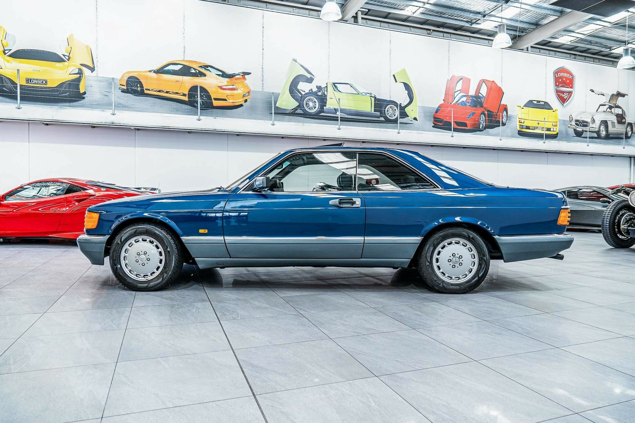 1986 MERCEDES-BENZ 420 SEC 4 SP AUTOMATIC 2D COUPE