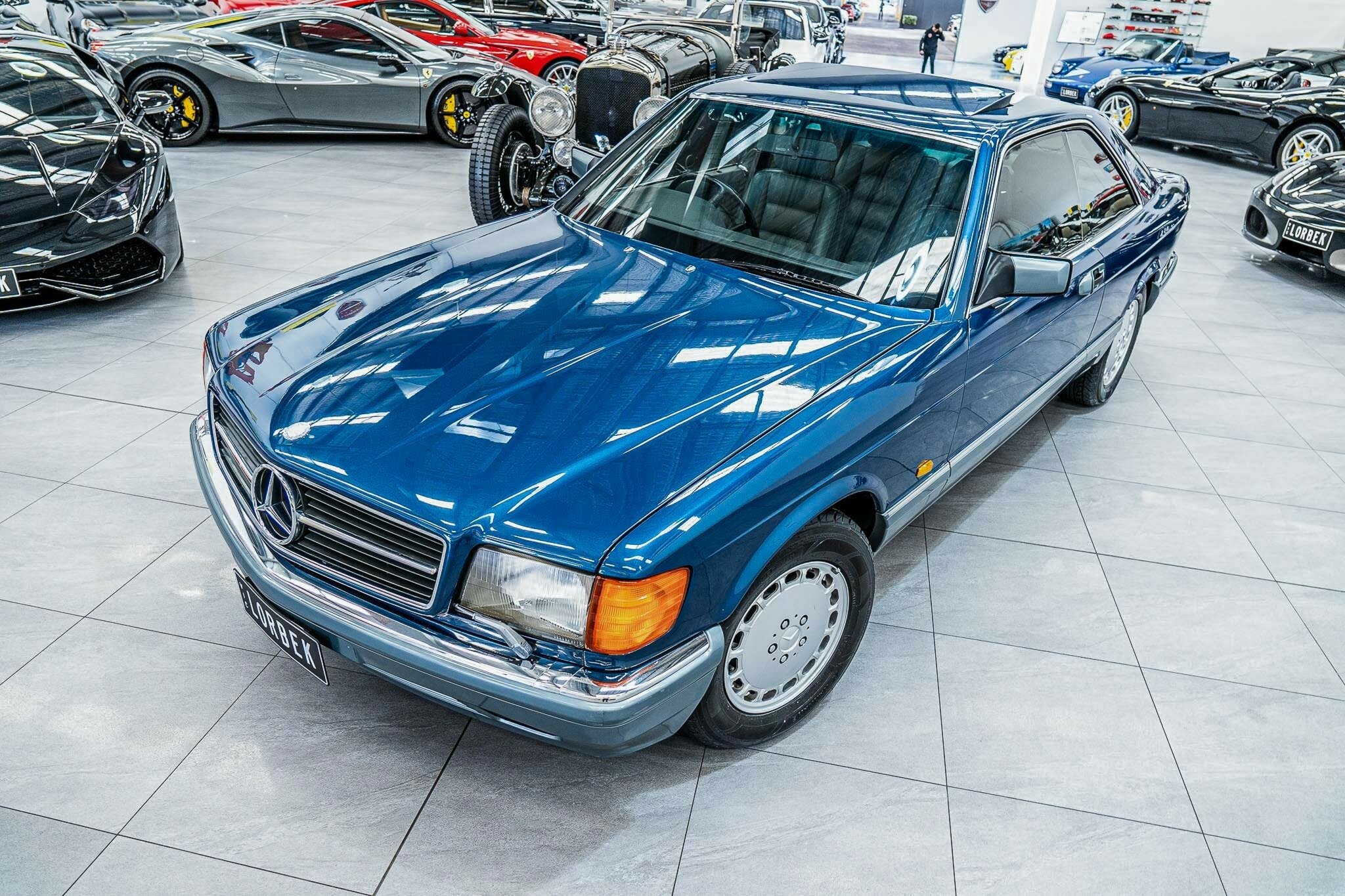 1986 MERCEDES-BENZ 420 SEC 4 SP AUTOMATIC 2D COUPE