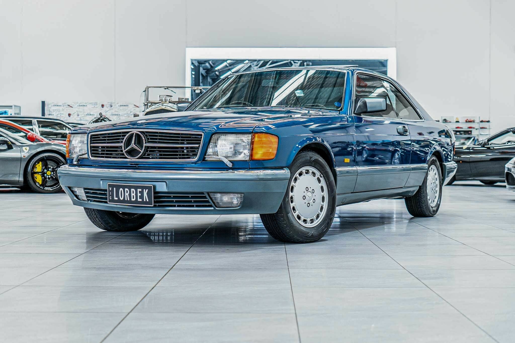 1986 MERCEDES-BENZ 420 SEC 4 SP AUTOMATIC 2D COUPE