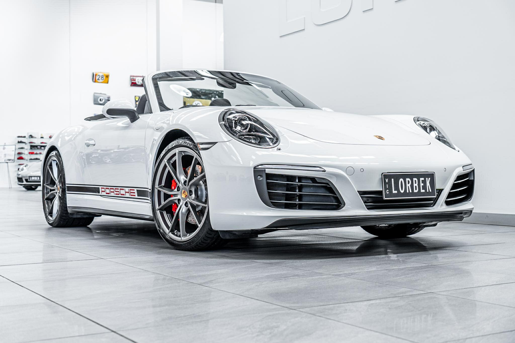 2017 PORSCHE 911 991 MY17 GEN 2 CARRERA 4S 7 SP AUTO DUAL CLUTCH 2D CABRIOLET