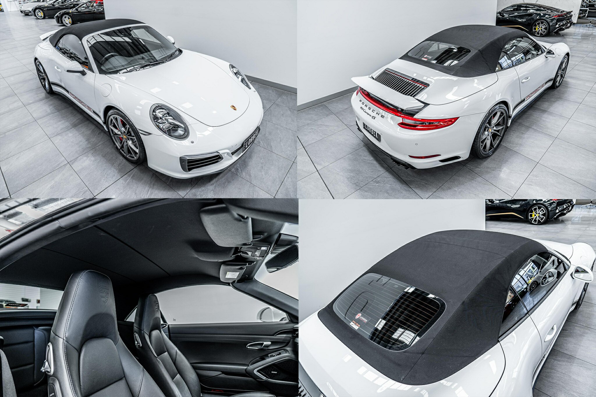 2017 PORSCHE 911 991 MY17 GEN 2 CARRERA 4S 7 SP AUTO DUAL CLUTCH 2D CABRIOLET