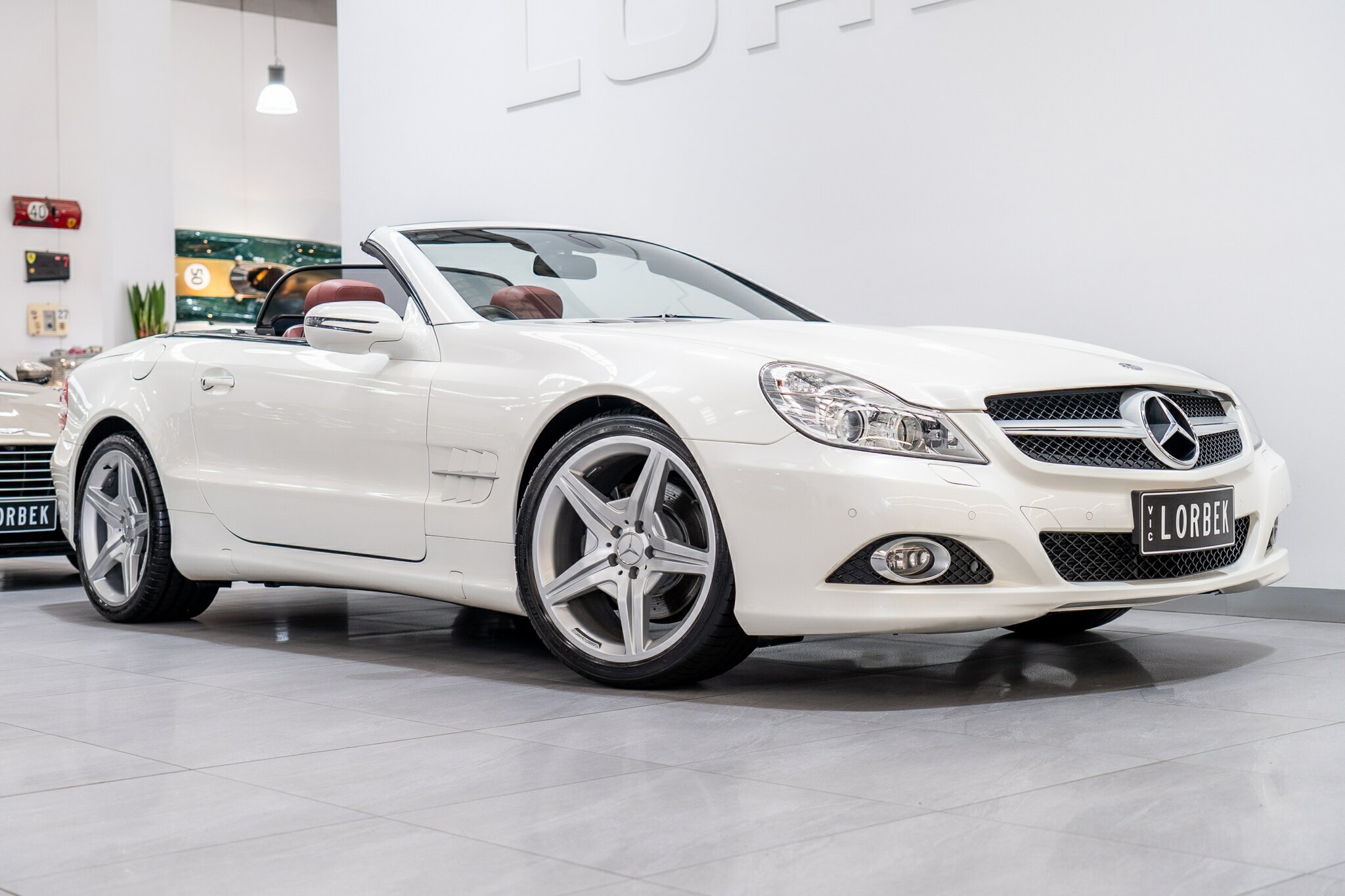 2008 MERCEDES-BENZ SL350 R230 08 UPGRADE 7 SP AUTOMATIC G-TRONIC 2D CONVERTIBLE