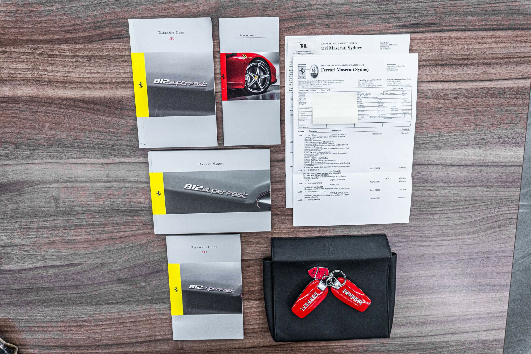 2018 FERRARI 812 F152 SUPERFAST 7 SP AUTOMATIC 2D COUPE