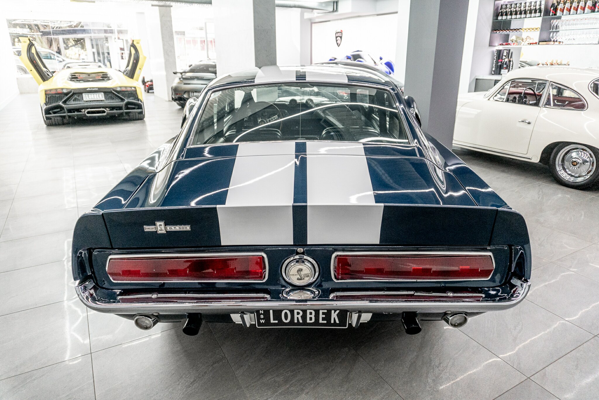1967 FORD MUSTANG 428 SHELBY GT500 4 SP AUTOMATIC 2D COUPE