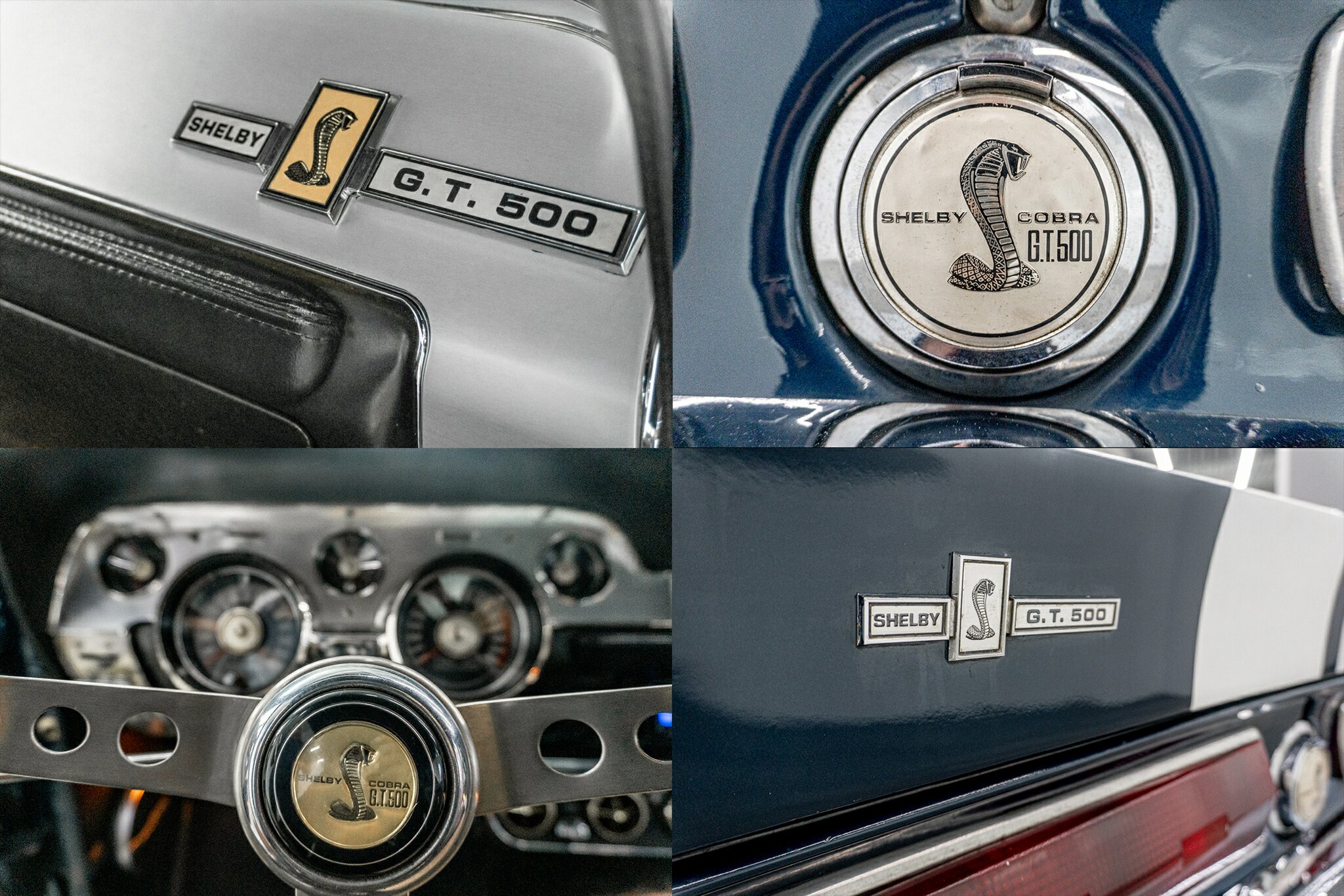 1967 FORD MUSTANG 428 SHELBY GT500 4 SP AUTOMATIC 2D COUPE