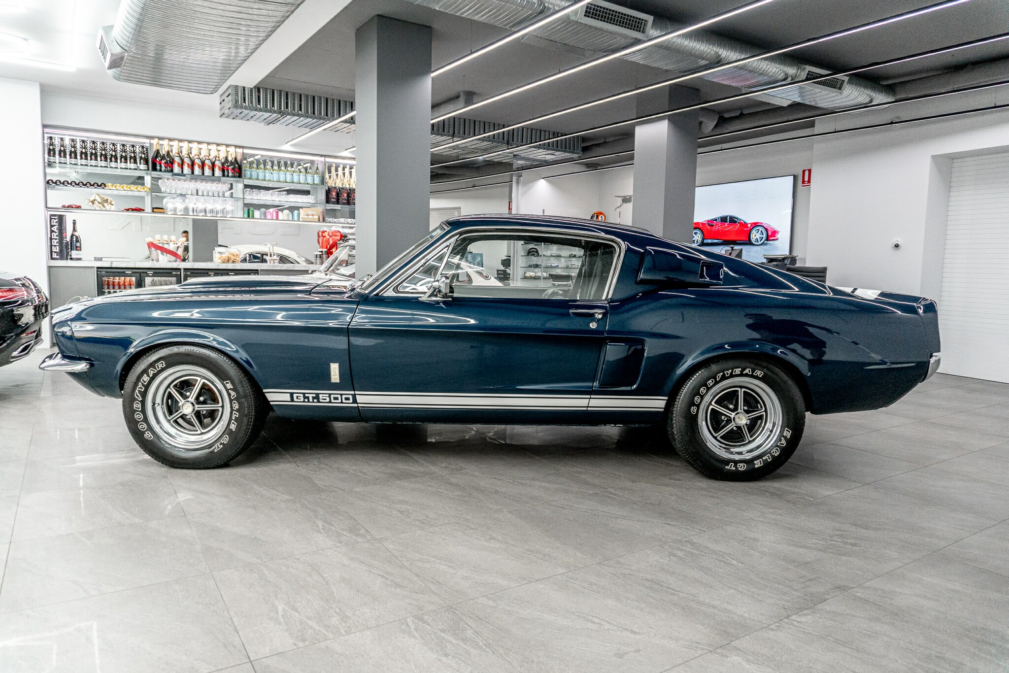 1967 FORD MUSTANG 428 SHELBY GT500 4 SP AUTOMATIC 2D COUPE