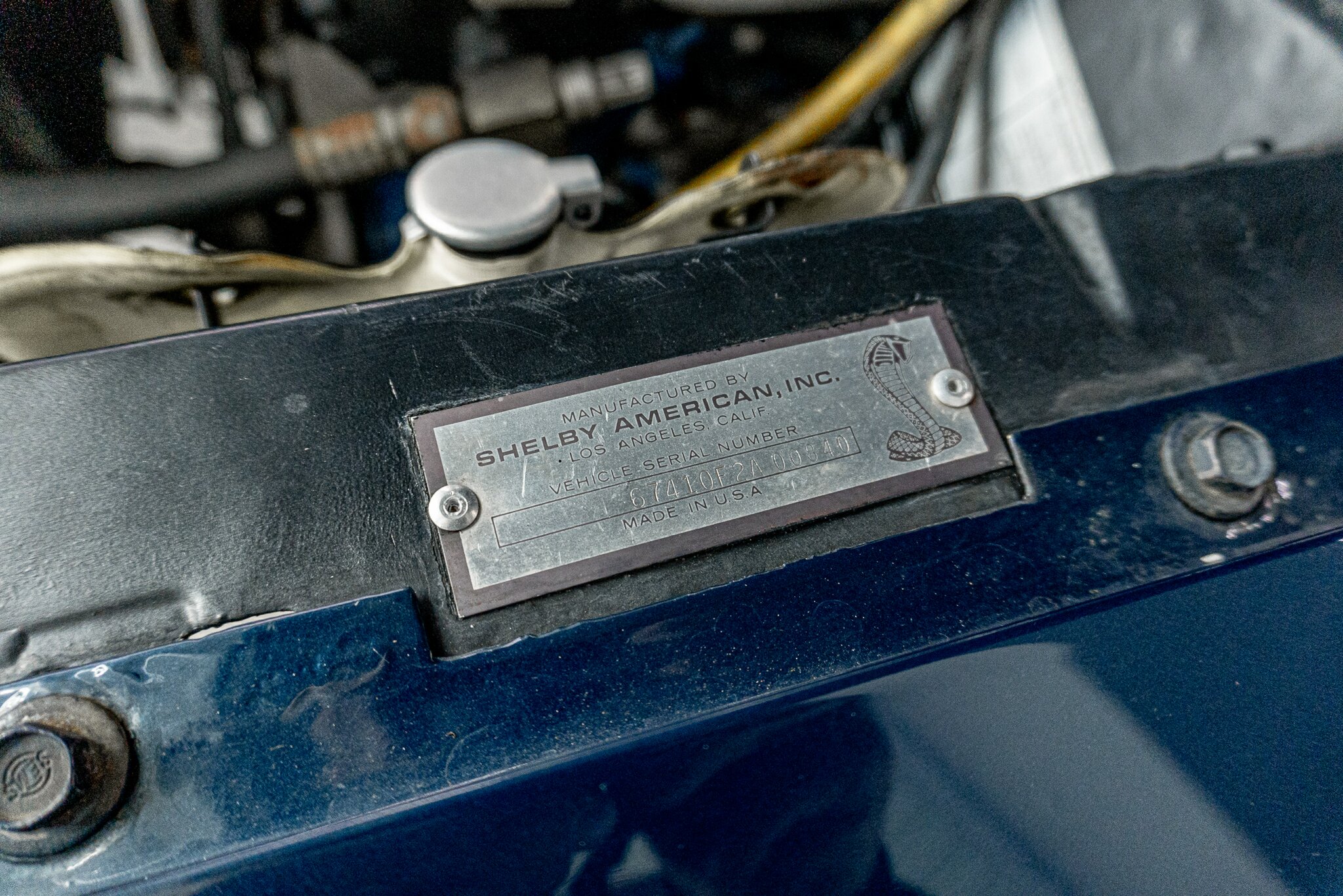 1967 FORD MUSTANG 428 SHELBY GT500 4 SP AUTOMATIC 2D COUPE