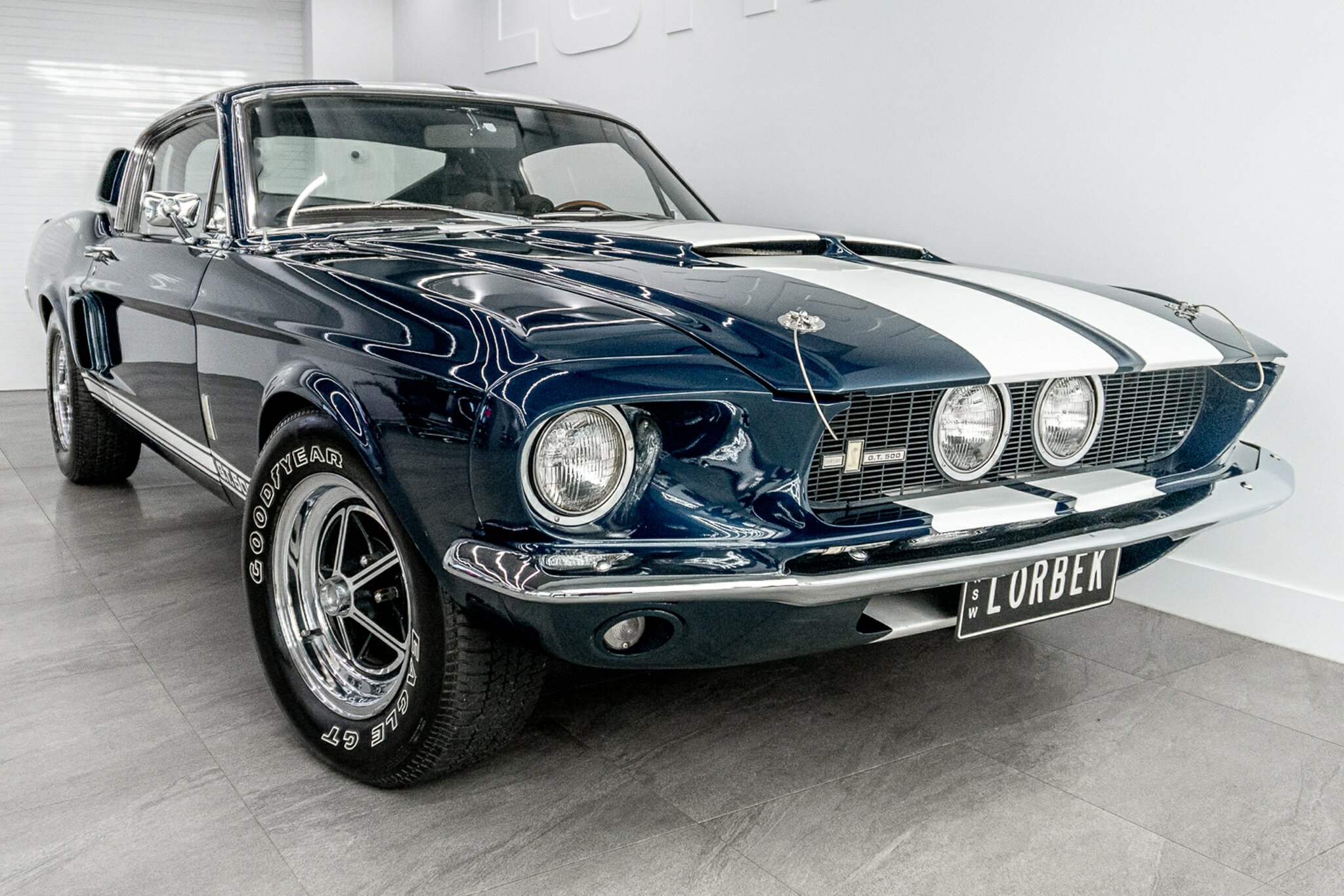 1967 FORD MUSTANG 428 SHELBY GT500 4 SP AUTOMATIC 2D COUPE