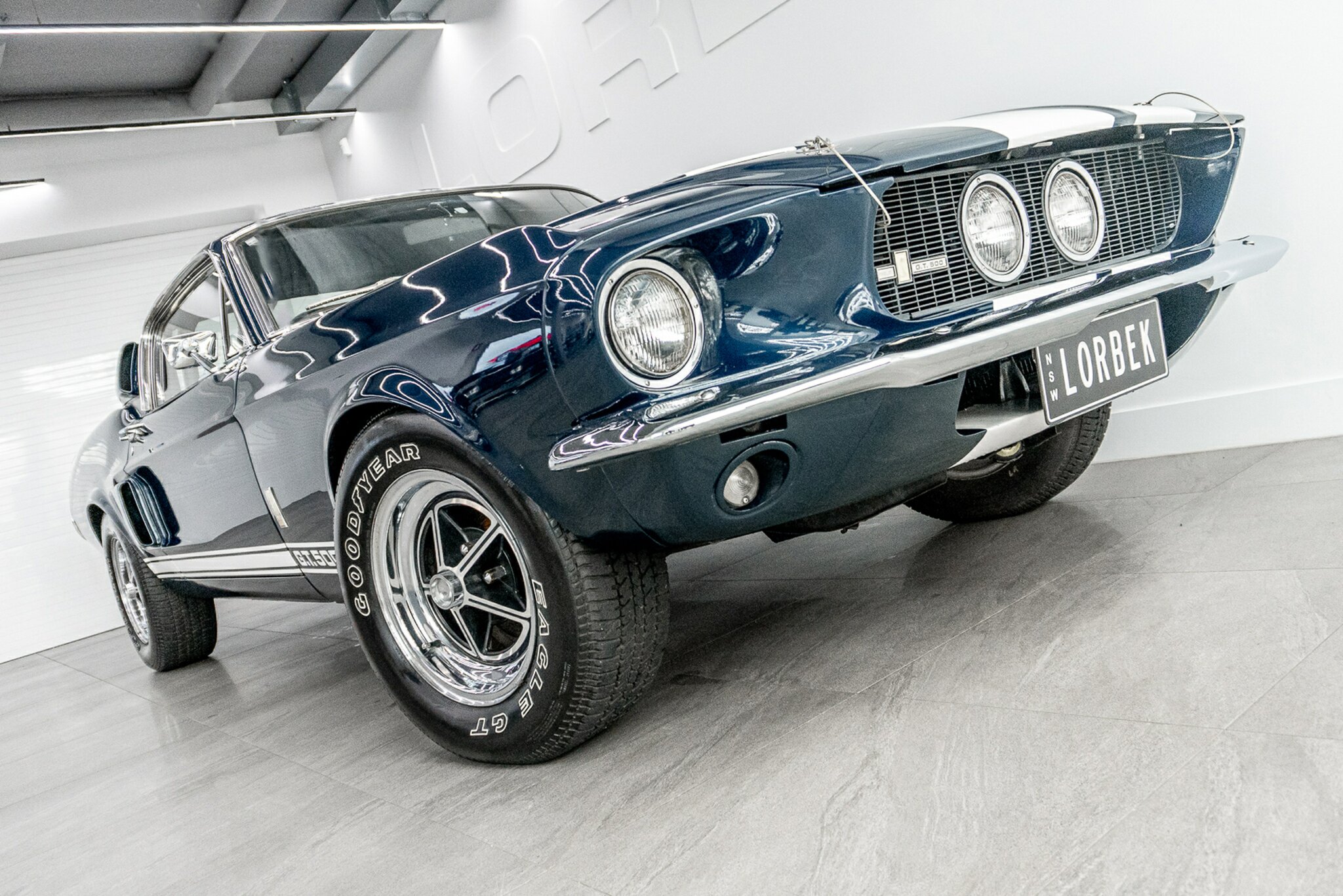 1967 FORD MUSTANG 428 SHELBY GT500 4 SP AUTOMATIC 2D COUPE
