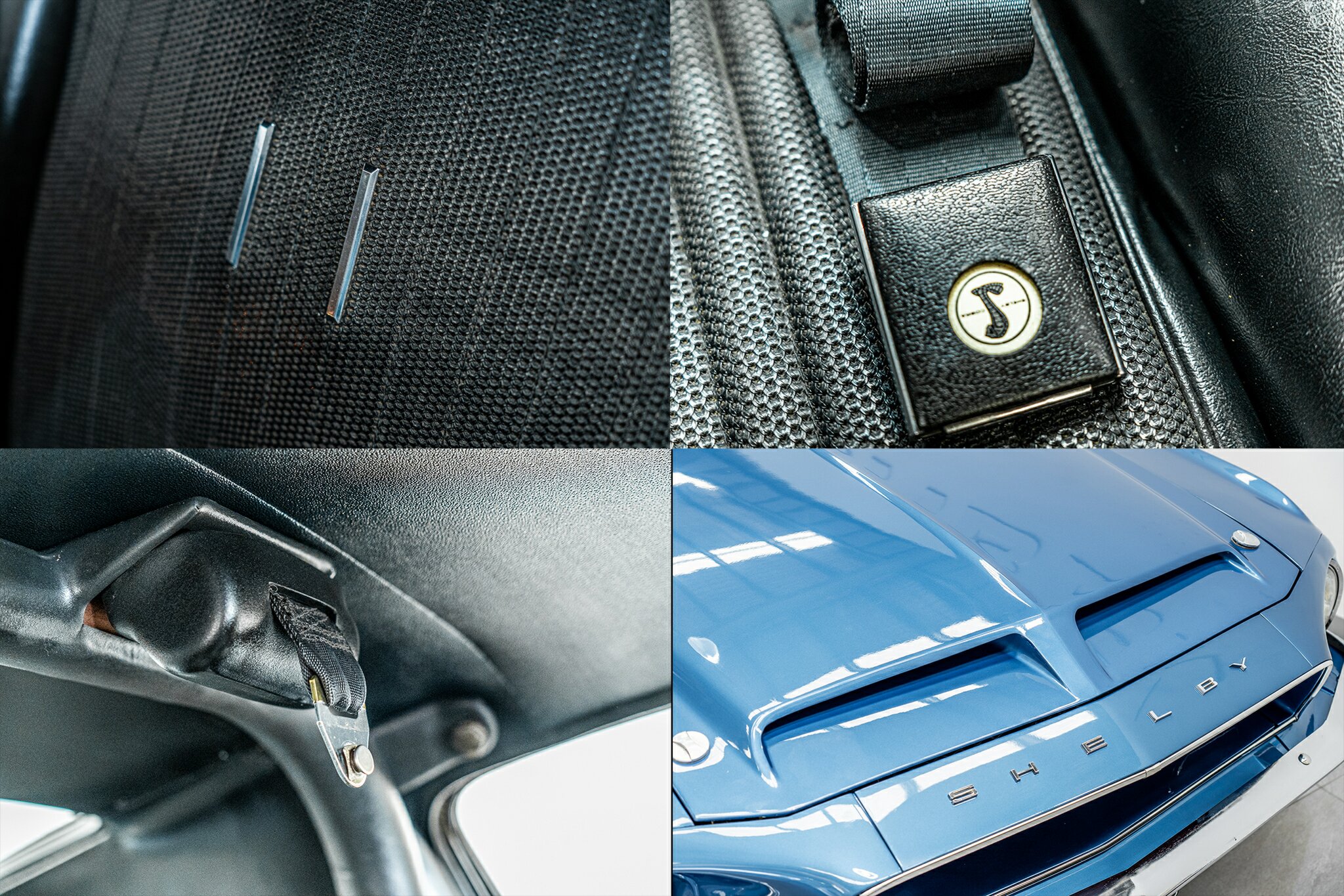 1968 FORD MUSTANG SHELBY GT500 KR 3 SP AUTOMATIC 2D FASTBACK