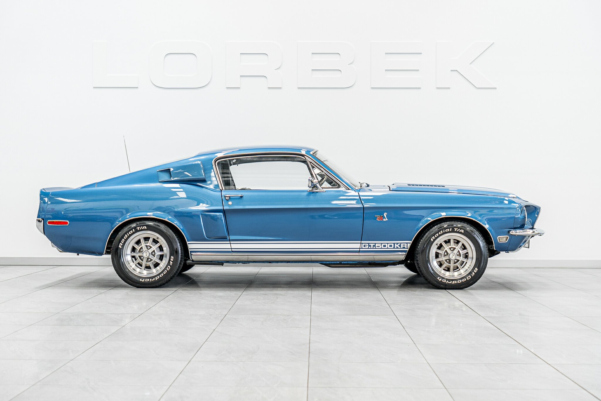 1968 FORD MUSTANG SHELBY GT500 KR 3 SP AUTOMATIC 2D FASTBACK