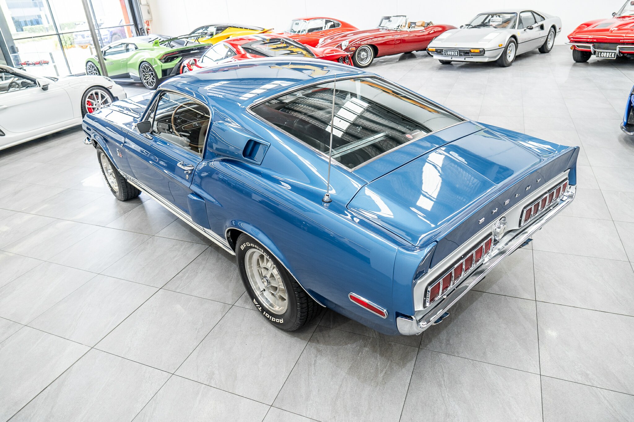 1968 FORD MUSTANG SHELBY GT500 KR 3 SP AUTOMATIC 2D FASTBACK