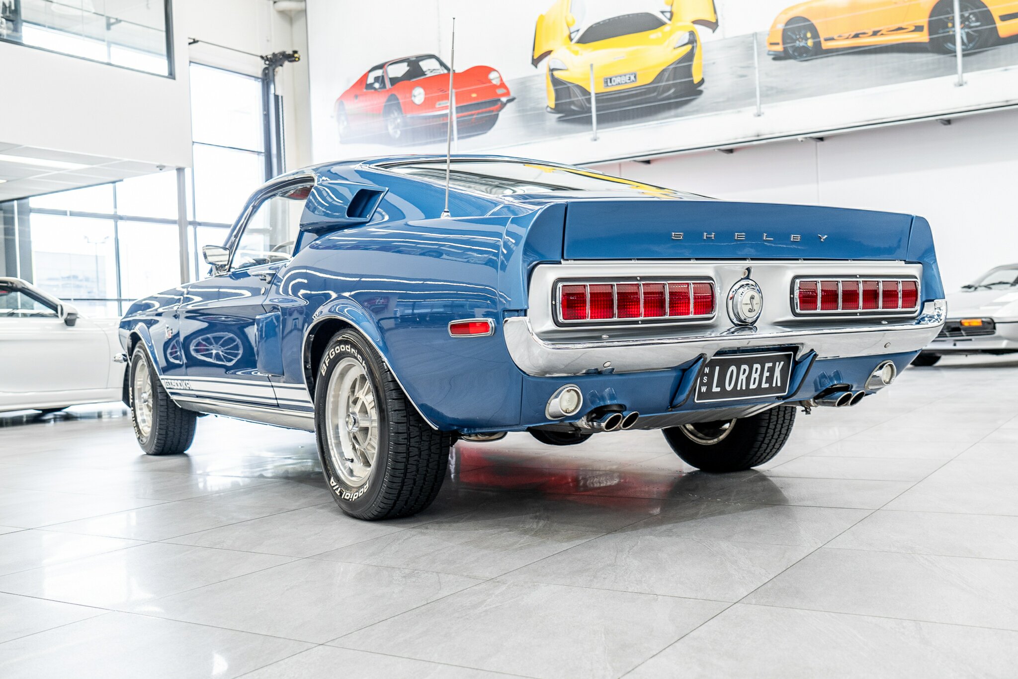 1968 FORD MUSTANG SHELBY GT500 KR 3 SP AUTOMATIC 2D FASTBACK