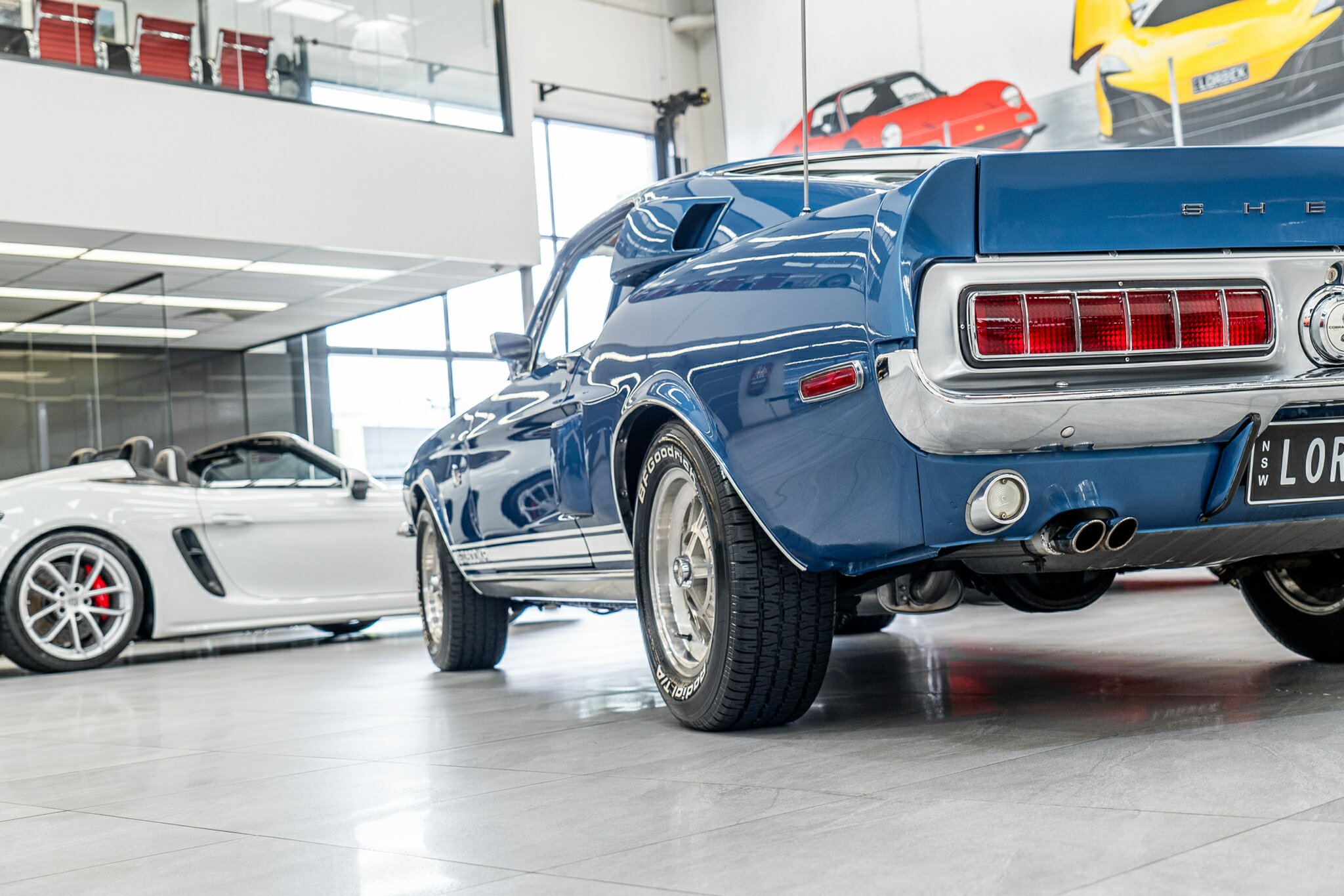 1968 FORD MUSTANG SHELBY GT500 KR 3 SP AUTOMATIC 2D FASTBACK