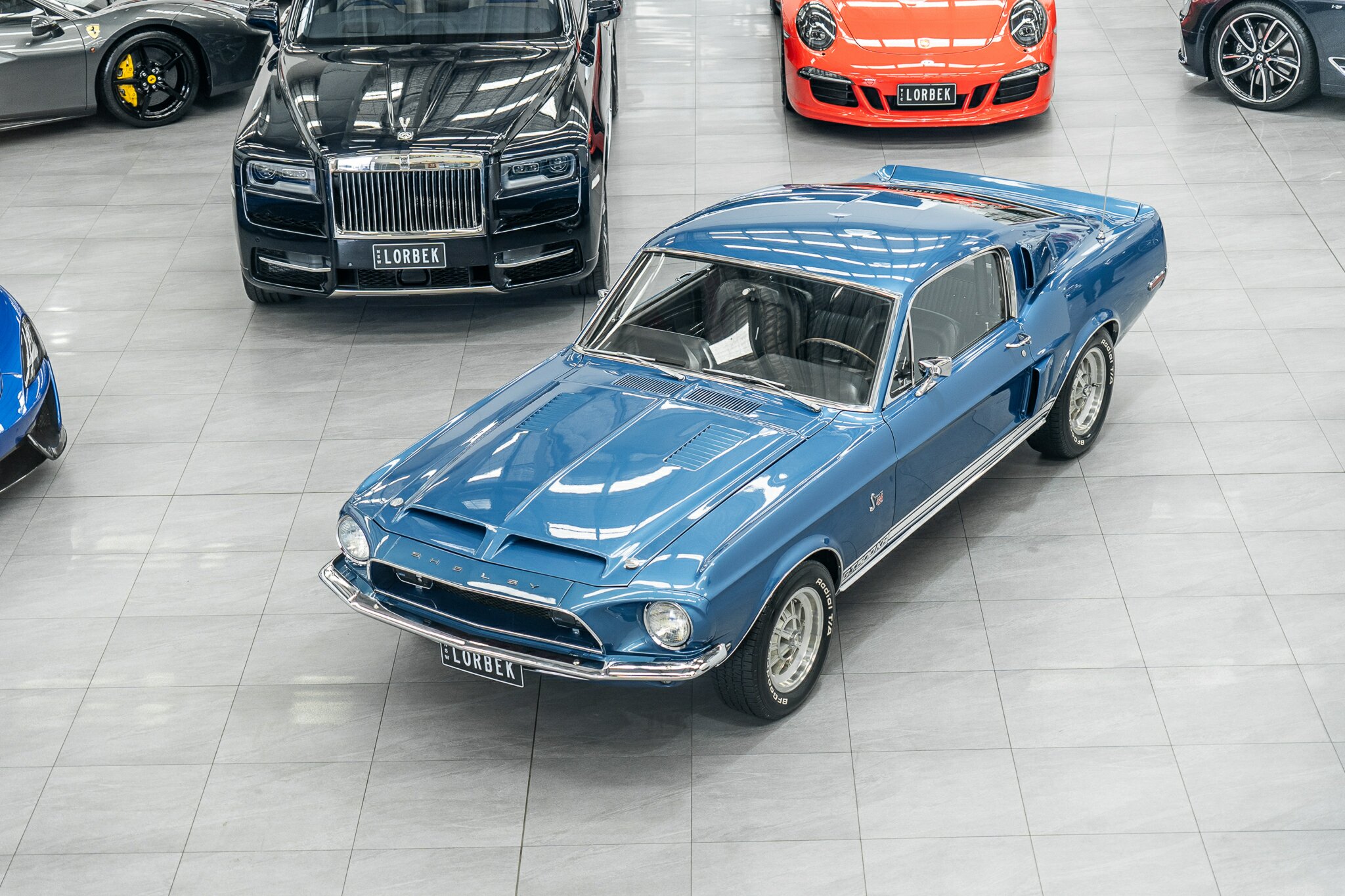 1968 FORD MUSTANG SHELBY GT500 KR 3 SP AUTOMATIC 2D FASTBACK