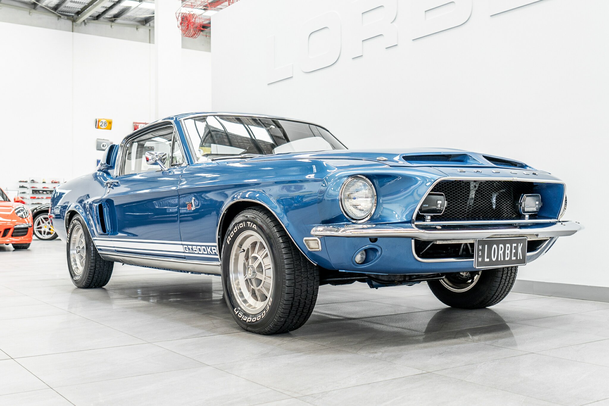 1968 FORD MUSTANG SHELBY GT500 KR 3 SP AUTOMATIC 2D FASTBACK