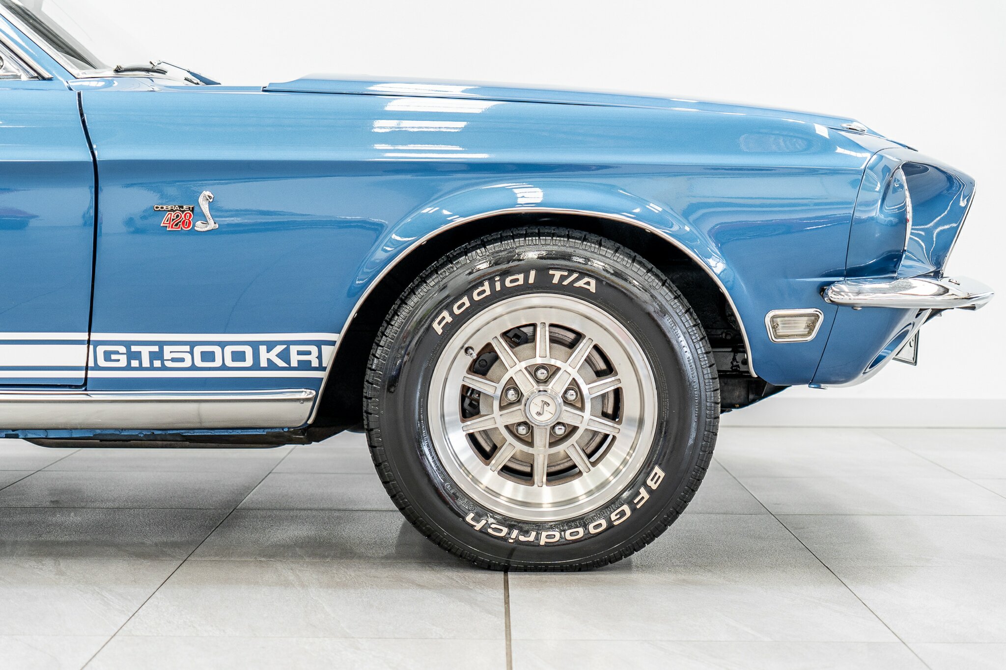 1968 FORD MUSTANG SHELBY GT500 KR 3 SP AUTOMATIC 2D FASTBACK
