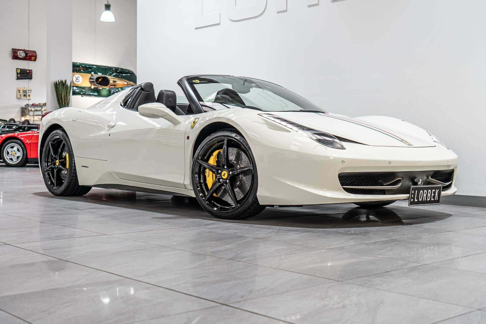 2012 FERRARI 458 SPIDER 7 SP AUTOMATIC 2D CONVERTIBLE