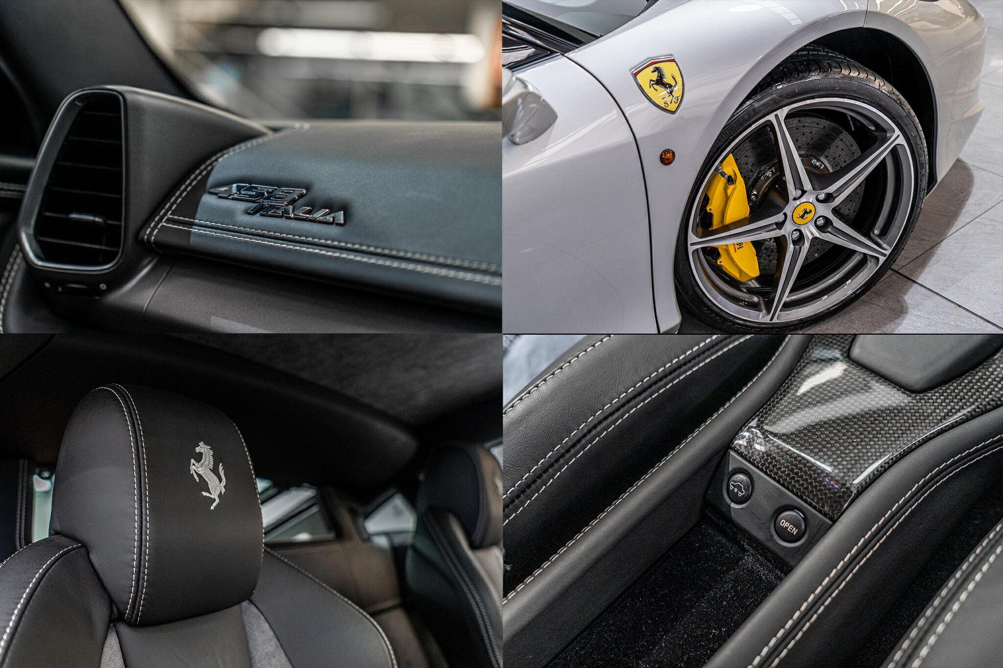 2011 FERRARI 458 ITALIA 7 SP AUTOMATIC 2D COUPE