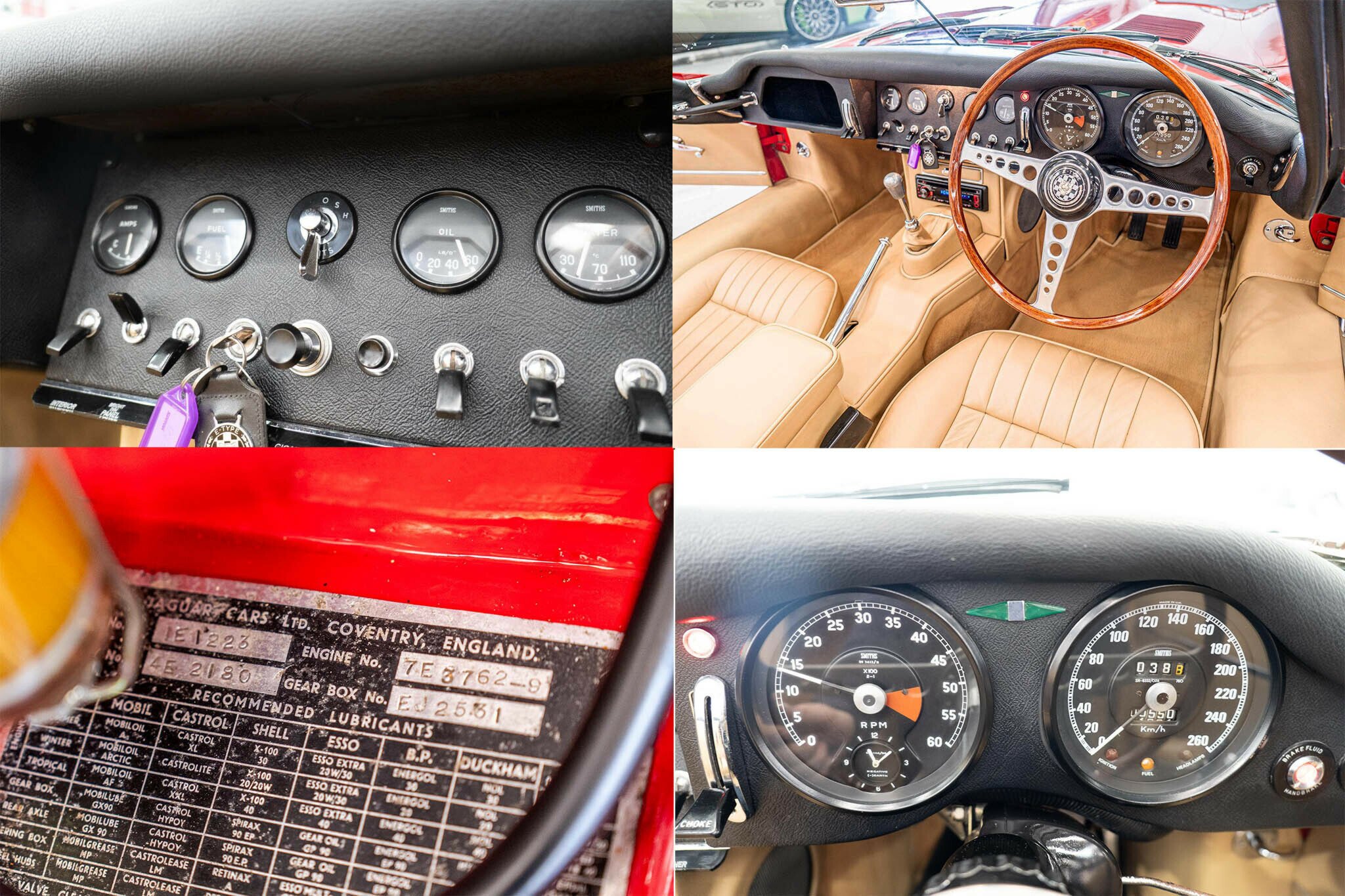 1965 JAGUAR E TYPE SERIES 1 4.2 4 SP MANUAL 2D ROADSTER