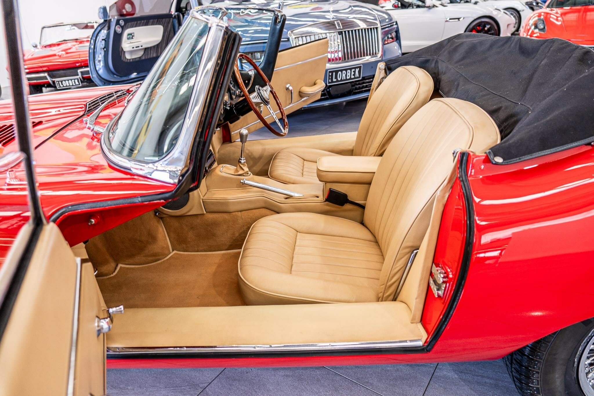 1965 JAGUAR E TYPE SERIES 1 4.2 4 SP MANUAL 2D ROADSTER