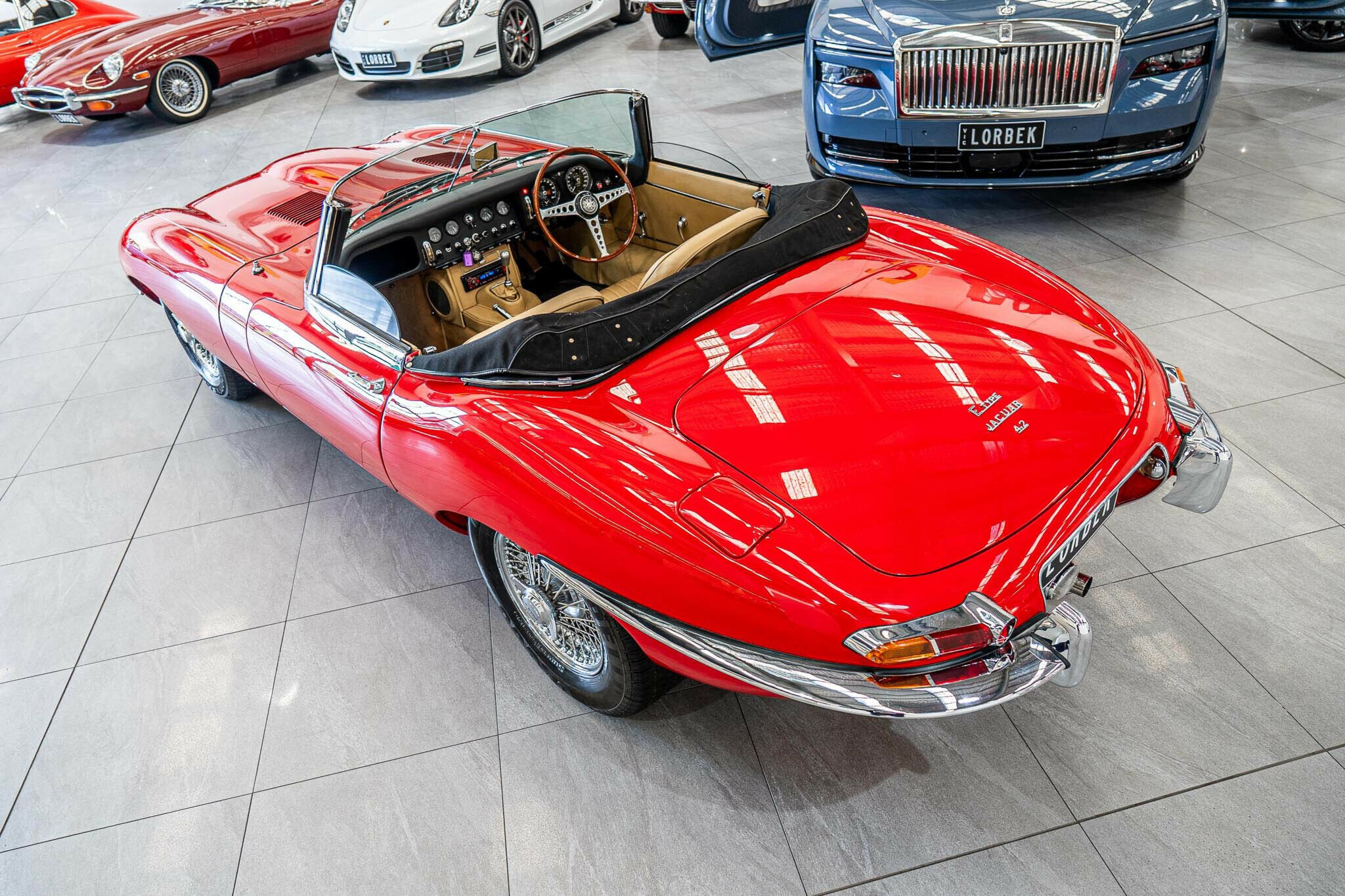 1965 JAGUAR E TYPE SERIES 1 4.2 4 SP MANUAL 2D ROADSTER