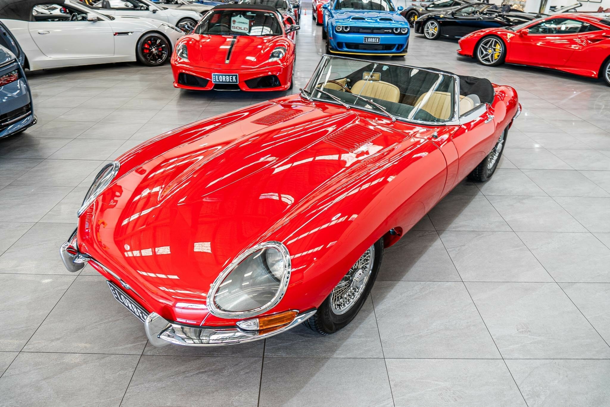 1965 JAGUAR E TYPE SERIES 1 4.2 4 SP MANUAL 2D ROADSTER