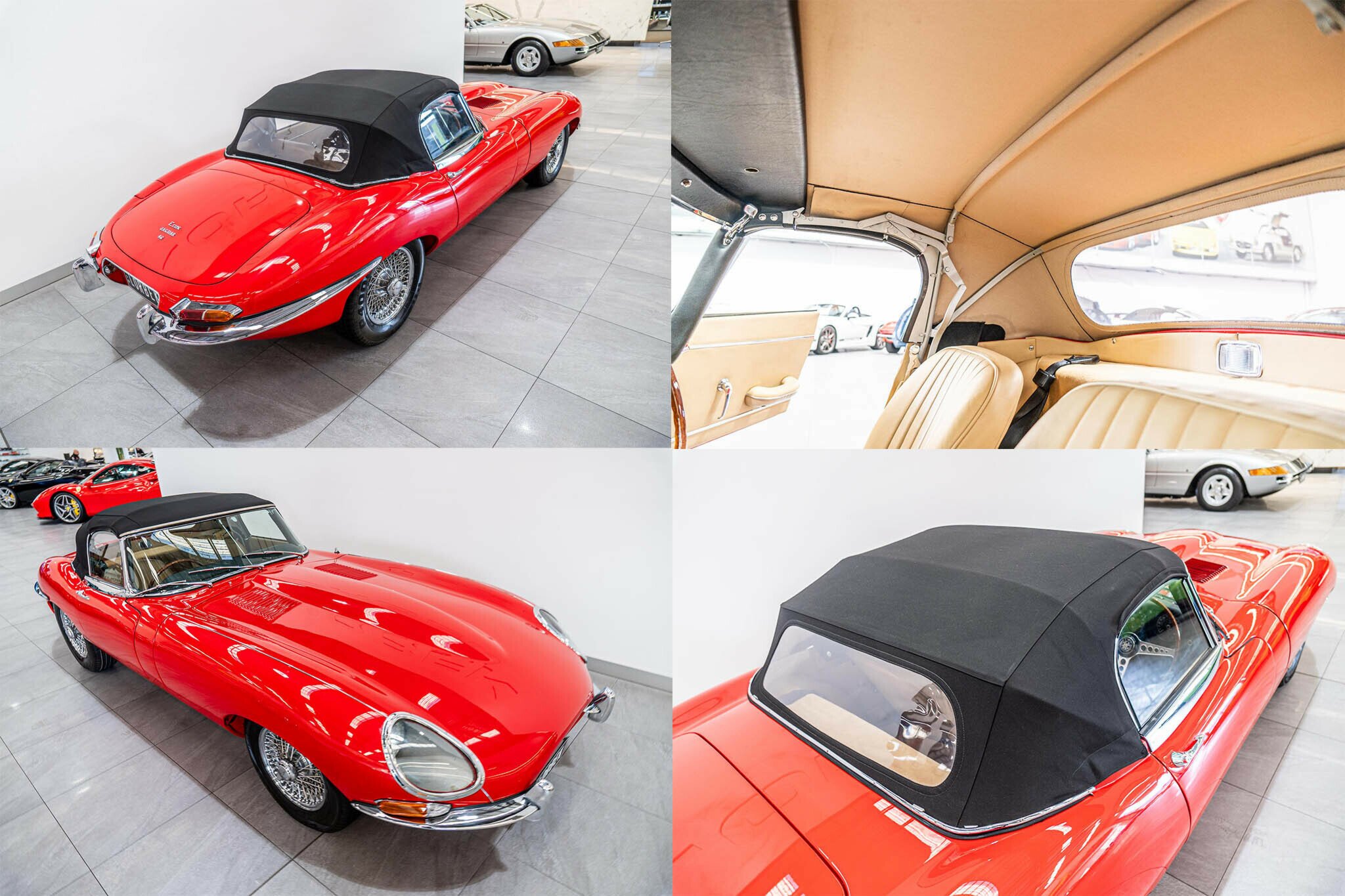 1965 JAGUAR E TYPE SERIES 1 4.2 4 SP MANUAL 2D ROADSTER