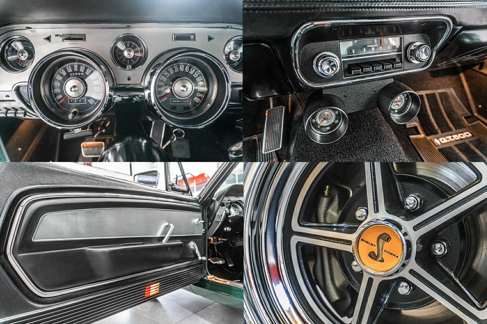 1967 FORD MUSTANG COBRA GT500 428 4 SP MANUAL 2D FASTBACK