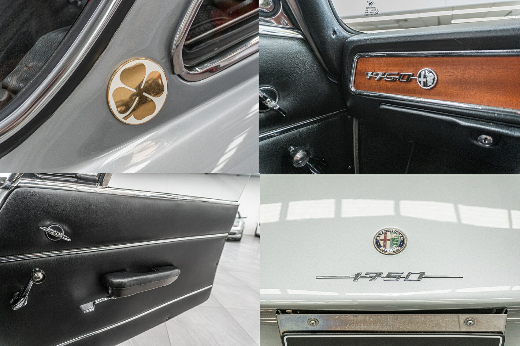 1970 ALFA ROMEO 1750 GT VELOCE 5 SP MANUAL 2D COUPE