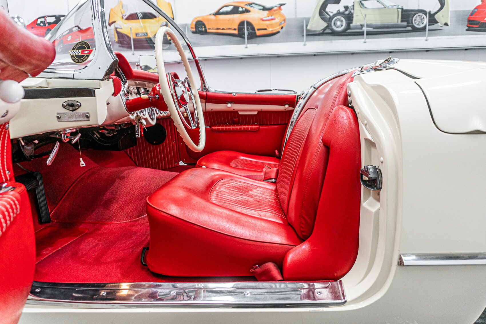 1954 CHEVROLET CORVETTE C1 2 SP AUTOMATIC 2D ROADSTER