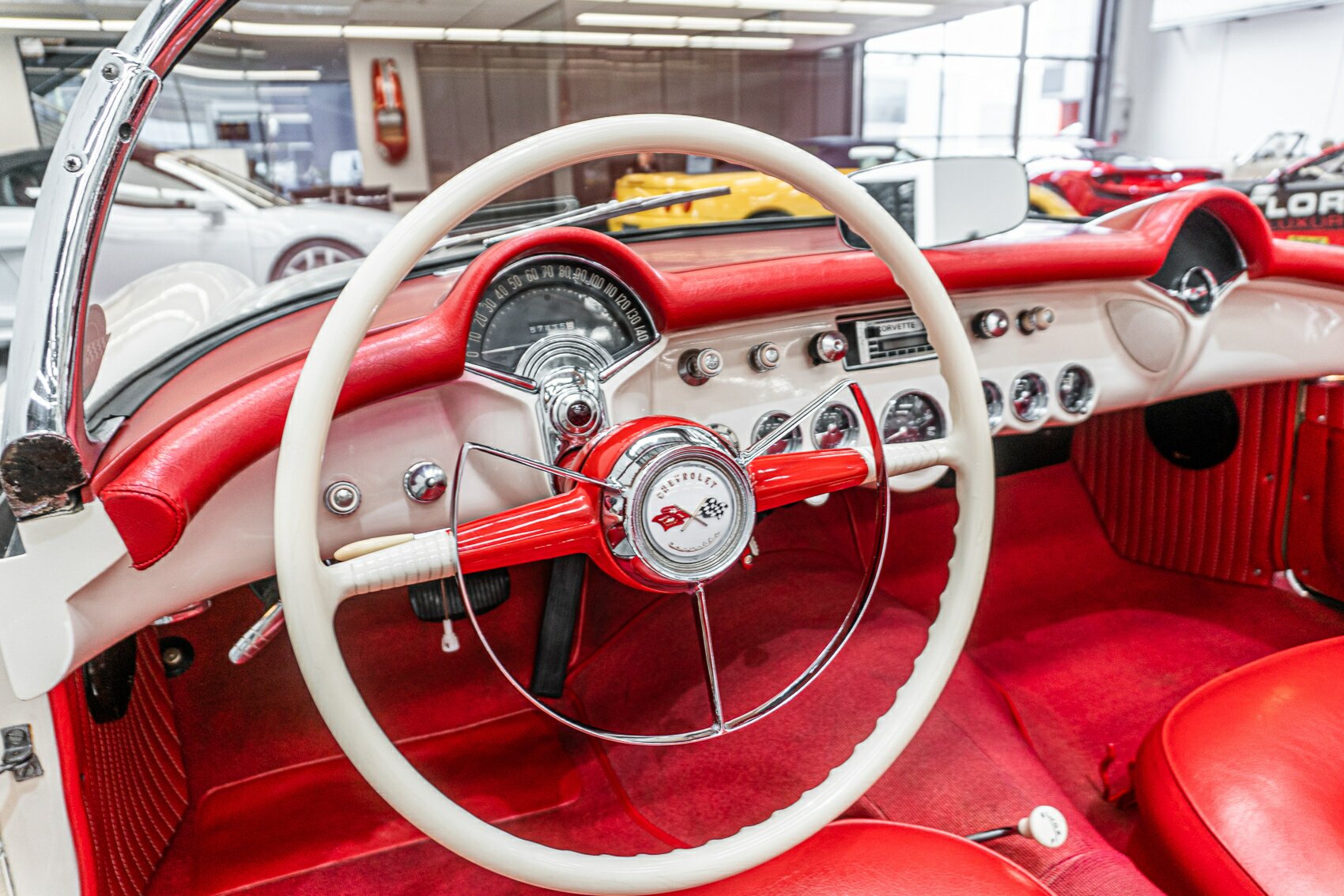 1954 CHEVROLET CORVETTE C1 2 SP AUTOMATIC 2D ROADSTER
