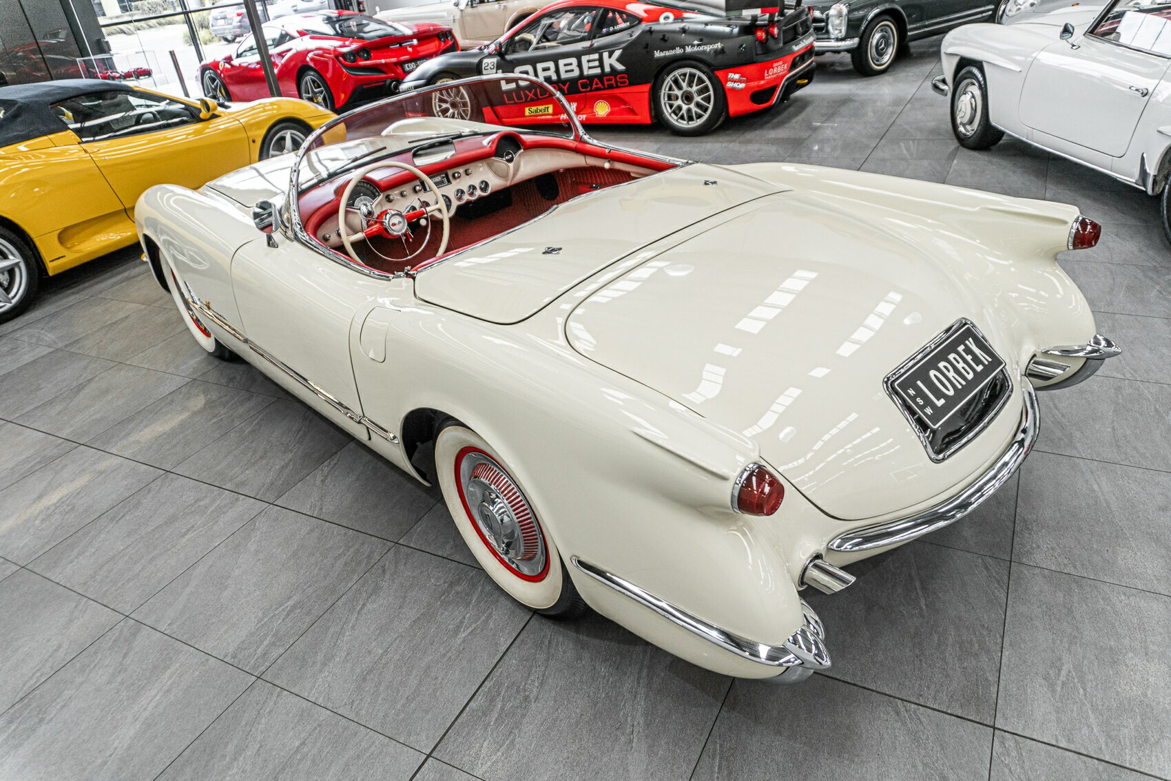 1954 CHEVROLET CORVETTE C1 2 SP AUTOMATIC 2D ROADSTER