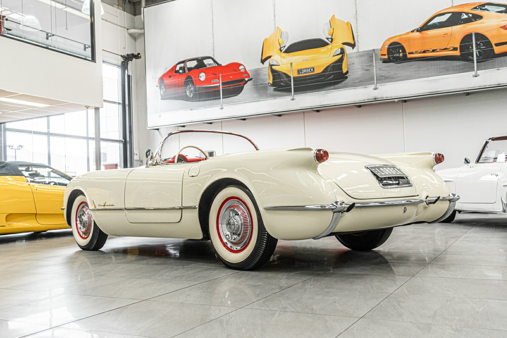 1954 CHEVROLET CORVETTE C1 2 SP AUTOMATIC 2D ROADSTER