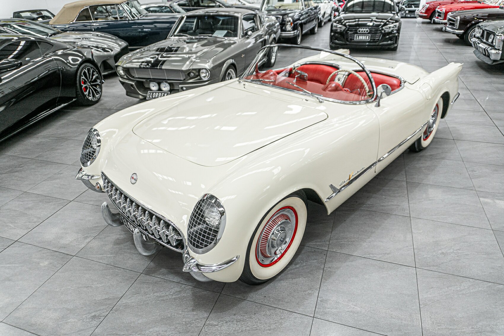 1954 CHEVROLET CORVETTE C1 2 SP AUTOMATIC 2D ROADSTER