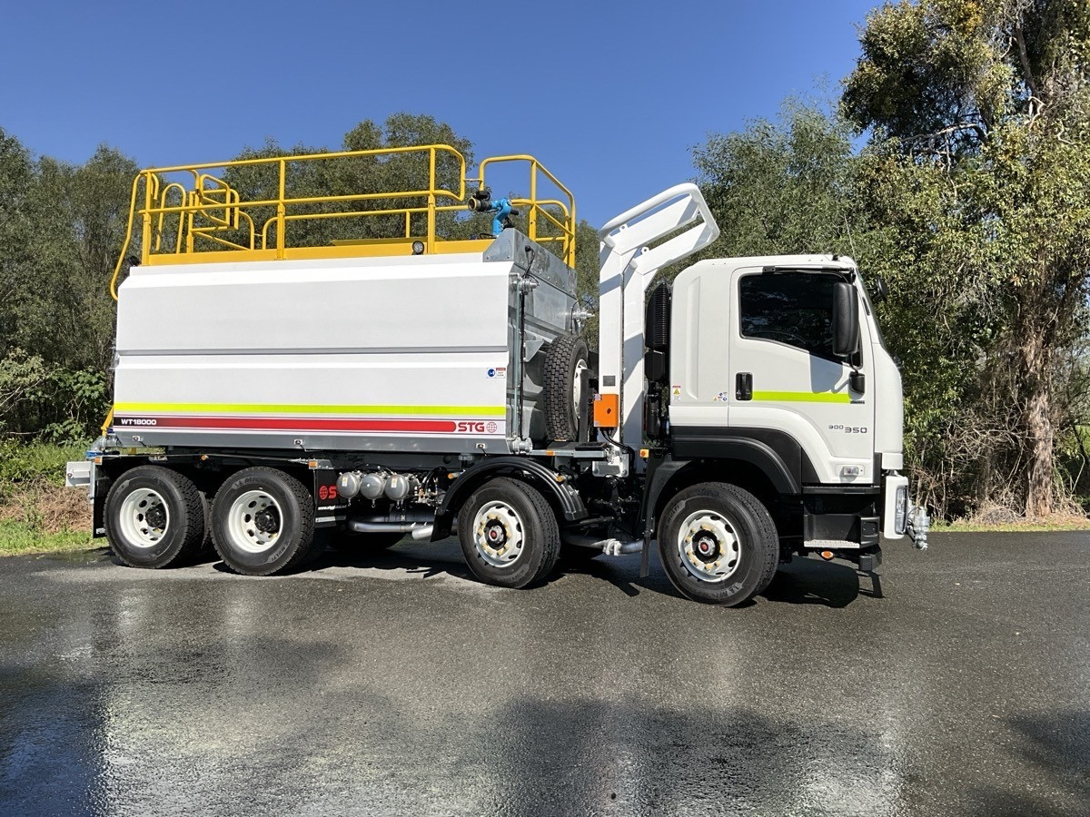 2025 ISUZU FYH 300-350 18,000LT GALVANISED AUTOMATIC WATER TRUCK