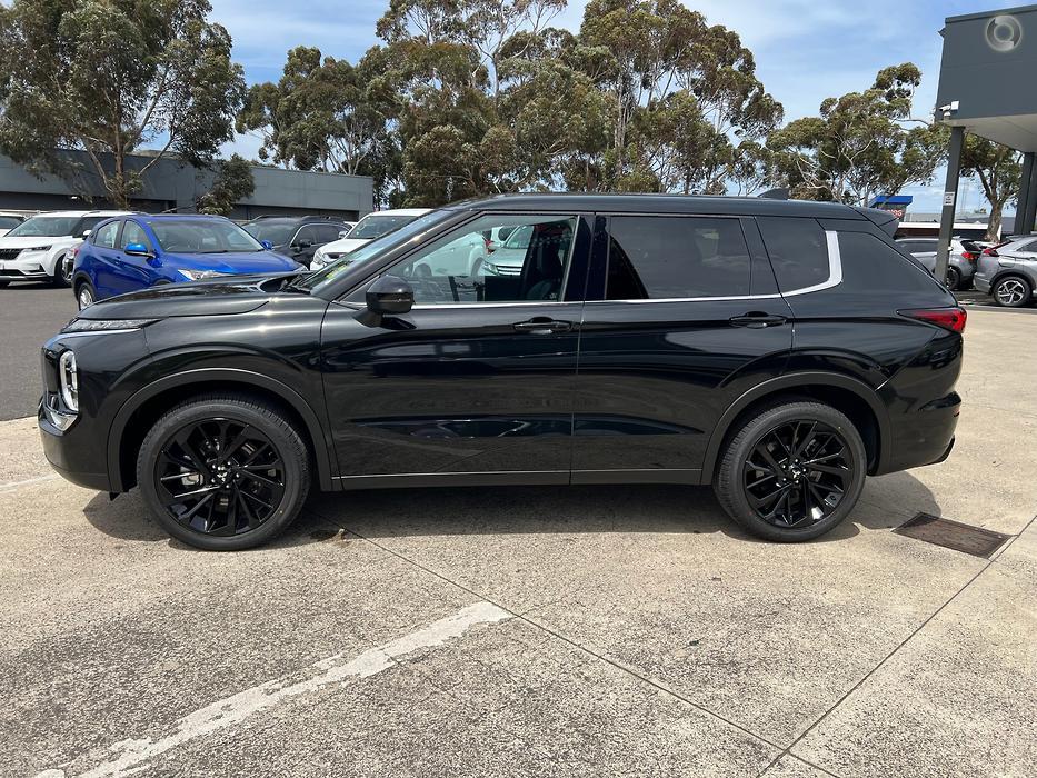 2024 MITSUBISHI OUTLANDER ZM MY24 BLACK EDITION 7 SEAT (2WD) CVT AUTO 8 SPEED 4D WAGON